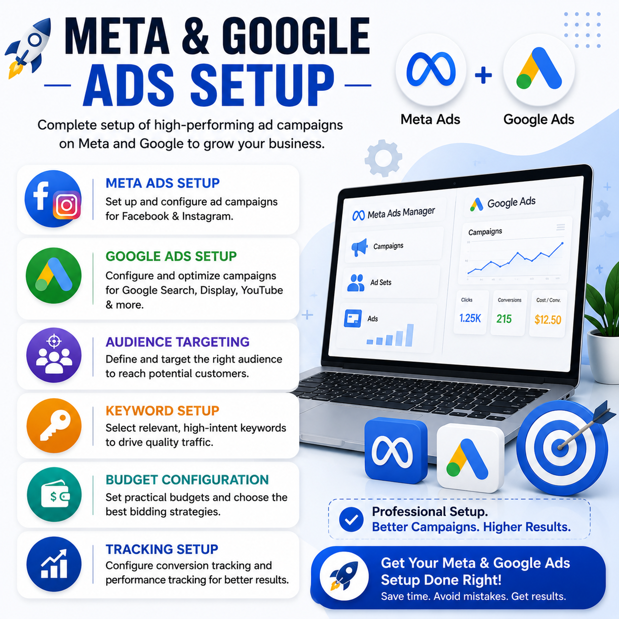 Meta And Google Ads Setup